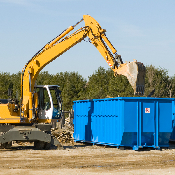 what size residential dumpster rentals are available in Edroy Texas